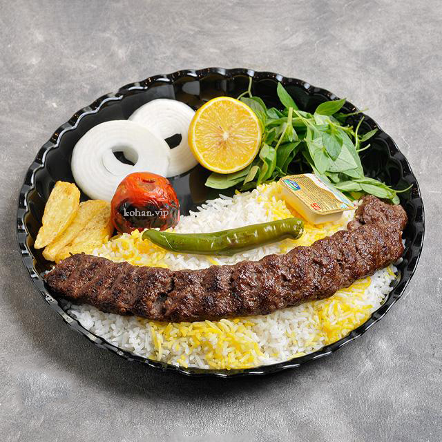 چلو کوبیده گوسفندی ممتاز