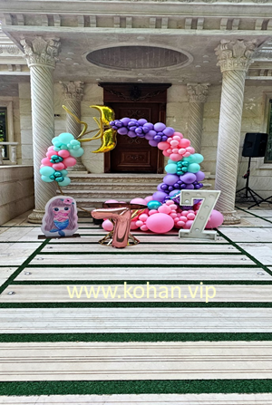 بادکنک آرایی آبشاری BWA37