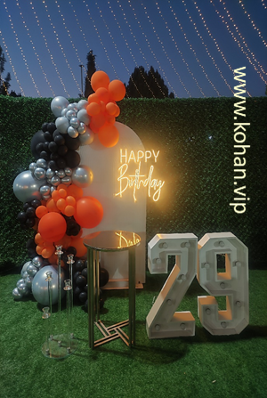 بادکنک آرایی آبشاری BWA40