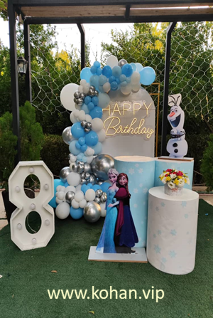 بادکنک آرایی آبشاری BWA45