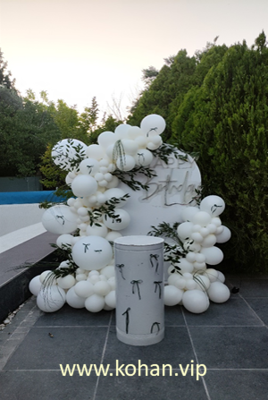 بادکنک آرایی آبشاری BWA49