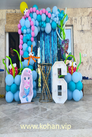 بادکنک آرایی آبشاری BWA50