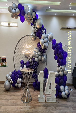 بادکنک آرایی آبشاری BWA58