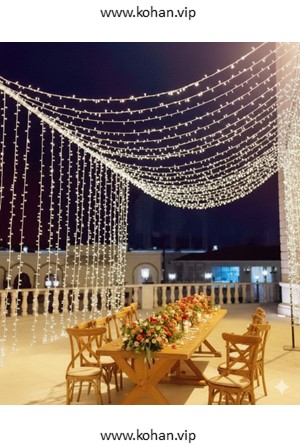 ریسه آرایی سقف شب