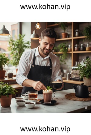 سرو چای، نسکافه و هات چاکلت