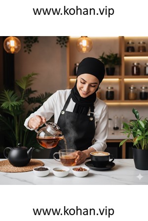 سرو چای و دمنوش